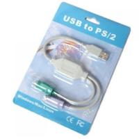 PS2 Female to USB Male Converter Adaptor Cable