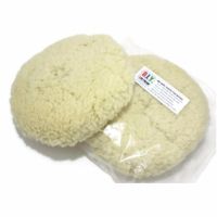 Double side wool buffing pad ลูกขัดขนแกะหยาบ 8นิ้ว M16 ใช้ได้สองหน้า สำหรับขัดลบรอยลึก ราคา/1ชิ้น