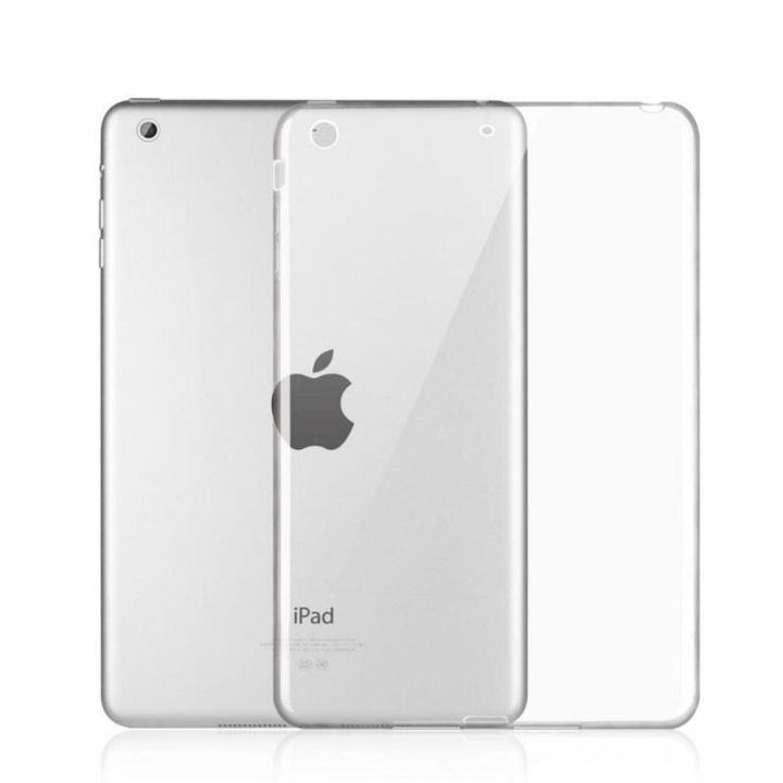 CASE PHONE Soft Case เคสไอแพดมินิ 4 TPU นิ่ม - Transparent Soft TPU Back Case Cover for iPad Mini 4 (สีขาวใส)
