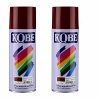 KOBEสีพ่นสเปรย์ สีเสปรย์ สีอะคริลิค ใช้งานได้หลากหลาย สีสวยสดทนนาน รุ่น  939 สีแดงเข้ม  (2กระป๋อง)ราคาส่ง