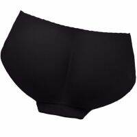 กางเกงในเสริมก้น เอวต่ำ แบบไร้ขอบ Seamless push up panties (สีดำ / Black)