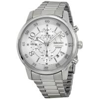 JamesMobile นาฬิกาข้อมือผู้หญิงยี่ห้อ Seiko Chronograph รุ่น SNDW87P1 - Silver