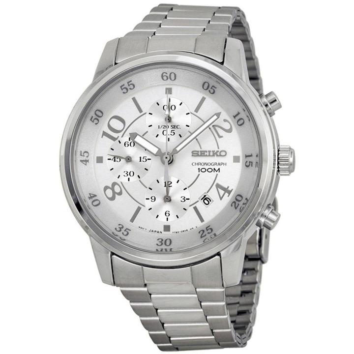 jamesmobile-นาฬิกาข้อมือผู้หญิงยี่ห้อ-seiko-chronograph-รุ่น-sndw87p1-silver