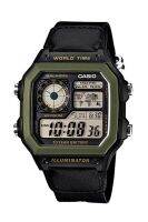 Casio นาฬิกาข้อมือผู้ชาย สายผ้า รุ่น AE-1200WHB-1BVDF -black (ของแท้ รับประกันศูนย์) Tarad Nalika