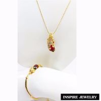 Inspire Jewelry ,ชุดเซ็ทสร้อยคอปี่เซียะคาบเหรียญ สร้อยข้อมือปีเซียะ งาน Design ตัวเรือนหุ้มทองแท้ 100% 24K สวยหรู สร้อยข้อมือสามารถปรับขนาดได้ ให้ความสุข เงินทองโชคลาภ ช่วยให้มั่งคั่ง ร่ำรวย