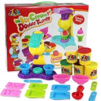 ProudNada Toys แป้งโดว์ ชุดทำไอศครีม พร้อมอุปกรณ์  Ice Cream Double Twister No:8818A