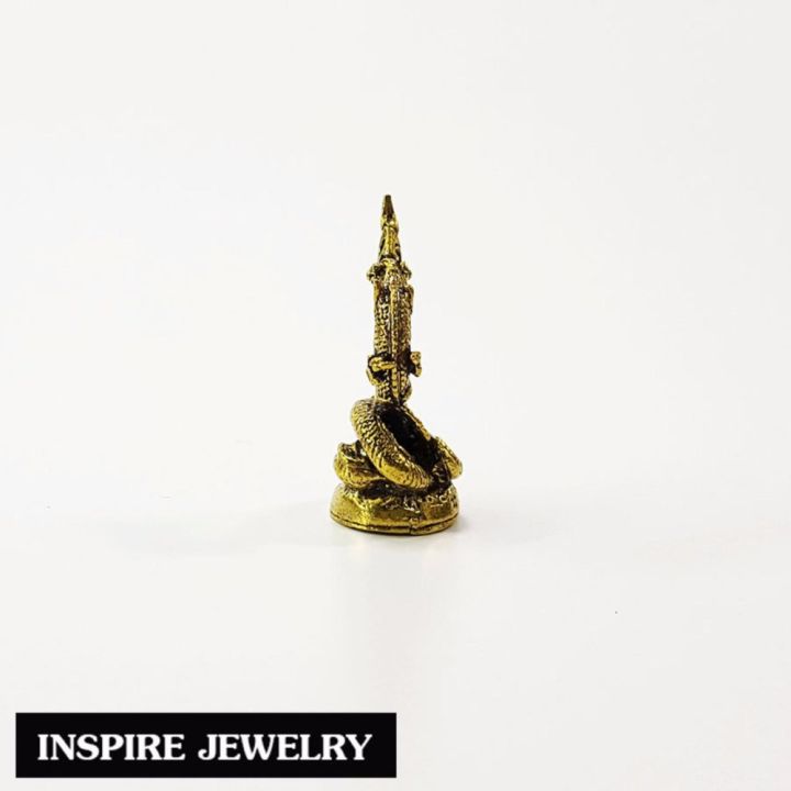 inspire-jewelry-พญานาคทองเหลือง-จิ๋ว-2cm-นำโชค-เสริมดวง