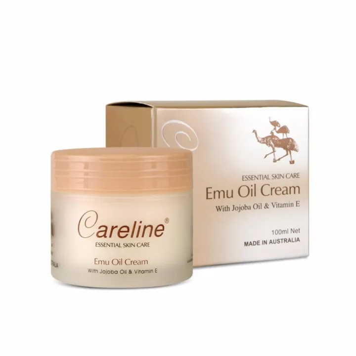 [ลดล้างสต็อก expire 112020] Careline Emu Oil Cream With Collagen + Vitamin E 100ml (1 กระปุก