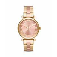 นาฬิกาข้อมือผู้หญิง Michael Kors Norie Blush Dial Ladies Two Tone Watch MK3586