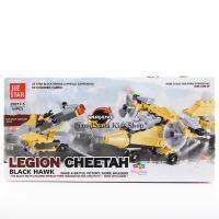 ProudNada Toys ของเล่นเด็กชุดตัวต่อเลโก้รถเครื่องบิน JIE STAR LEGION CHEETAH WARSHIP 64 PCS 29017-5