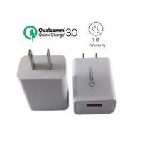 USB Adabter Quick Charger 3.0 ชาร์จไฟ เร็วกว่า ที่ชาร์จไฟทั่วไปถึง 4 เท่า(White)