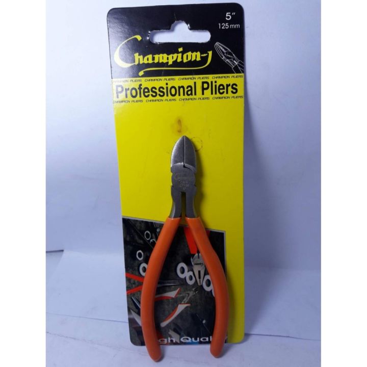 champion-mini-cutter-plier-for-professional-คีมตัดขนาด-5นิ้ว-125มิล-ยี่ห้อ-champion-รุ่น-มืออาชีพ-จากตัวแทนจำหน่าย