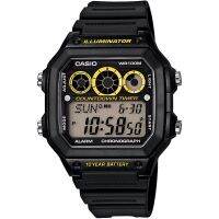 Casio นาฬิกาข้อมือผู้ชาย รุ่น AE-1300WH-1AV  (สีดำ)