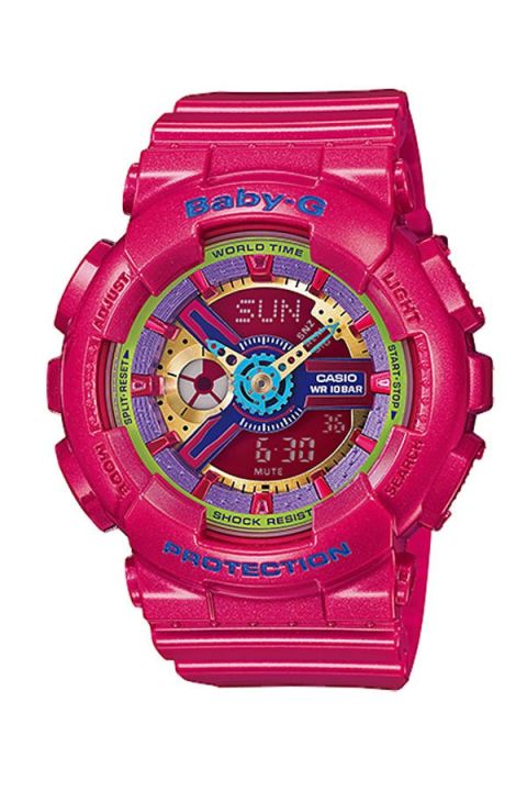 casio-baby-g-นาฬิกาข้อมือ-รุ่น-ba-112-4adr-ประกัน-cmg-pink