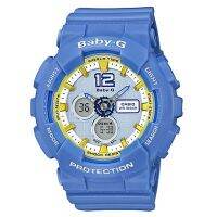 Casio G-shock  นาฬิกาข้อมือผู้หญิง  สีฟ้า  Resin Strap  รุ่น BA-120-2BDR (ประกัน cmg)