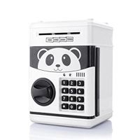 กระปุกออมสิน ATM ดูดแบงค์ เก็บเงินอยู่ ลายหมีแพนด้า Safe Bank Panda