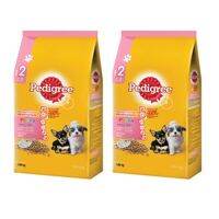 Pedigree Small Breed Puppies Food (3-12 mth old) Milk Flavor 1.35kg (2 Bags) อาหารสุนัข เพดดีกรี สำหรับ ลูกสุนัข พันธุ์เล็ก อายุ 3-12 เดือน รสนม 1.35kg (2 ถุง)