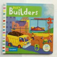 Busy Builders (Push pull slide board book)