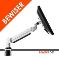 BEWISER D3S ขาตั้งจอคอม VESA มอนิเตอร์ 14"-32" นน.สูงสุด10Kg แขนระบบแก๊สสปริงโยกหมุนอิสระ วัสดุอลูมินั่มเกรดเอ Gas Arm TV Monitor Mount Desk Cramp Stand  (ออกบิลVAT)