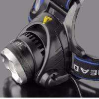 Cree ไฟฉาย LED คาดหัว High Power Zoom Headlamp  แบบชาร์จไฟได้ในตัว หลอดไฟ T6