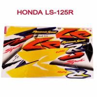 สติ๊กเกอร์ติดรถมอเตอร์ไซด์ สำหรับ HONDA LS125-R ปี2001 สีน้ำเงิน ดำ