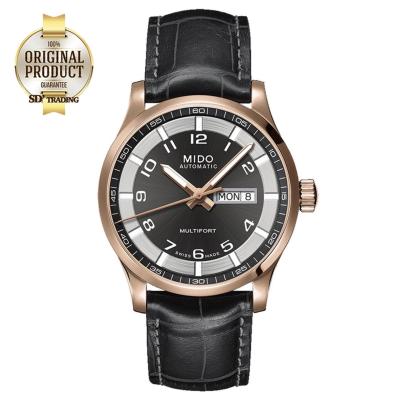 MIDO MULTIFORT Automatic Mens Watch รุ่น M005.430.36.062.52​​​​​​​ - Rosegold/Brown