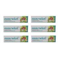 Kolbadent toothpaste thai herbal 160gยาสีฟันสมุรไพรไทยคอลบาเด้นท์(แพ็ค6หลอด)