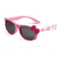 Nampet Shop  แว่นตากันแดดเลนส์โพลาไรส์สำหรับเด็ก Candy colors child polarized sunglasses  ( Pink Frame )