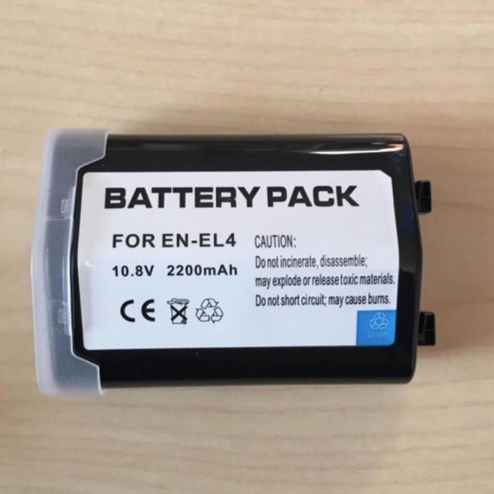 Replacement for Nikon EN-EL4 Battery, UK Rechargeable Battery for Nikon EN-EL4