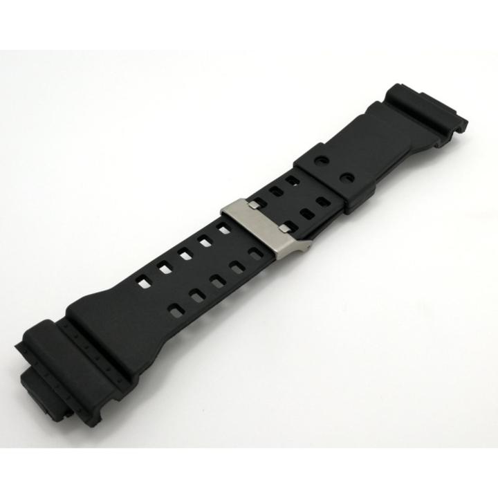 สายนาฬิกา-30x16-mm-สายทดแทน-ใช้ได้กับ-คาสิโอ้-gshock-และ-sport-watch-สีดำด้าน