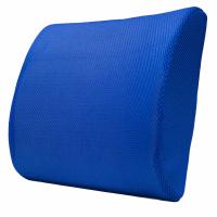 Getservice เบาะรองหลัง เบาะเพื่อสุขภาพ Back Support Cushion  (Blue)