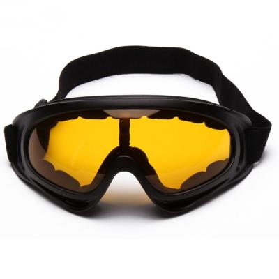 G2G แว่นตากันแดด กันฝุ่น สำหรับขี่มอเตอร์ไซค์ จักรยาน หรือ เล่นกีฬากลางแจ้ง กรอบดำ มีสายรัด เลนส์สีน้ำตาล จำนวน 1 ชิ้น