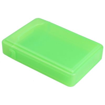 3.5Inch Full Case Protector Storage Box for Hard Drive IDE SATA Compact (สีเขียว)