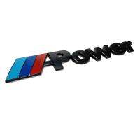 โลโก้รถ โลโก้แต่งรถ โลโก้ติดรถยนต์ POWER สีดำ