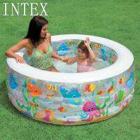 Intex  58480 (สีขาว)  สระว่ายน้ำเด็กลายปลา