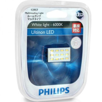 PHILIPS หลอดไฟในเก๋งUltinon LED Universal 6000K