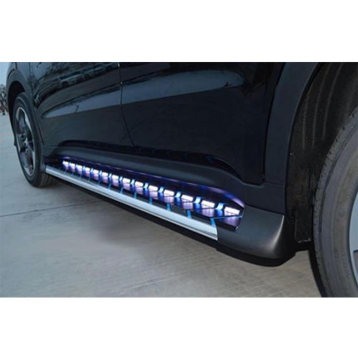 บันไดข้างรถยนต์-บันไดข้าง-ตรงรุ่น-hr-v-2015-2016-2017-ทรง-m-type-led-ไฟสีฟ้าขาว