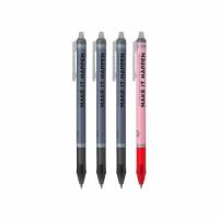 UD PENS ปากกา Erasable sLim EGLN-305 ปากกาลบได้ เจล 0.5 (สีดำ 3 ด้าม/แดง 1 ด้าม)(Multicolor)