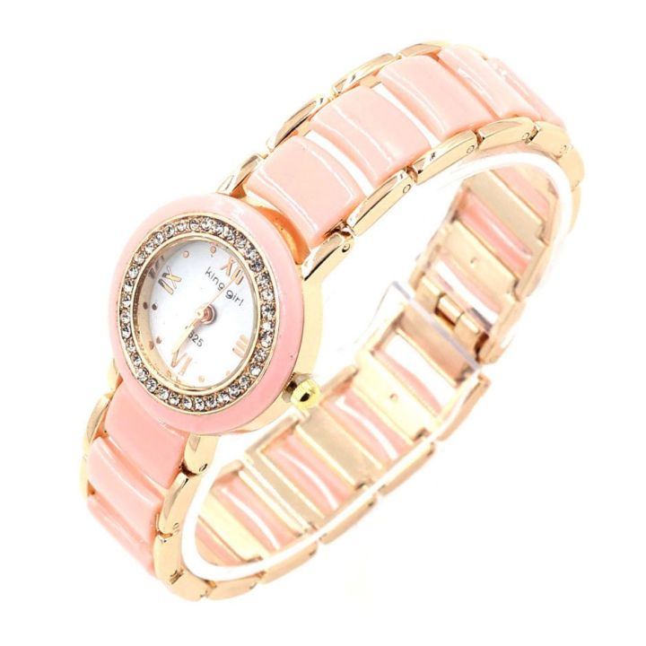 ราคาพิเศษโละสต็อกคละสีส่ง-sevenlight-นาฬิกาข้อมือผู้หญิง-wp8151-pink-rose-gold