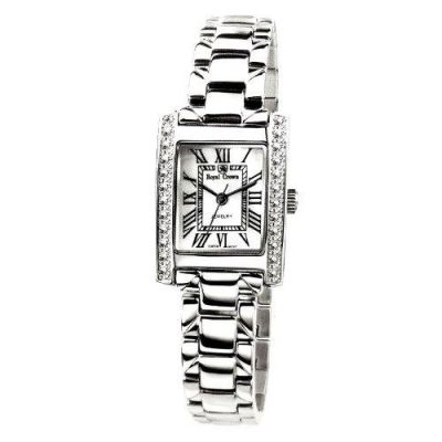 Royal Crown นาฬิกาข้อมือผู้หญิง สายสแตนเลสอย่างดี รุ่น 6306-SSL (Silver)