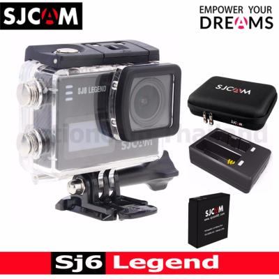 SJCAM SJ6 LEGEND 4K 16Mp เมนูไทย (BLACK) + Battery + DualCharger + BAG(L) (Black) รับประกัน 1ปี