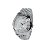 นาฬิกาข้อมือผู้หญิง Emporio Armani Classic Silver Dial Stainless Steel Ladies Watch AR1711