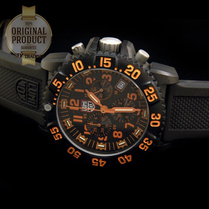 luminox-รับประกันศูนย์-2ปี-nbsp-man-watch-navy-seal-colormark-chrono-3080-series-รุ่น-3089-black-orange
