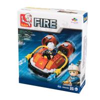 ProudNada Toys ของเล่นเด็กชุดตัวต่อเลโก้ดับเพลิง Sluban FIRE 86 PCS B0622B