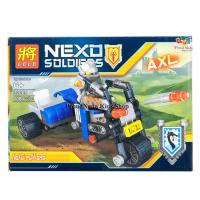 ProudNada Toys ของเล่นเด็กชุดตัวต่อเลโก้อัศวิน LELE NEXO SOLDIERS 108 PCS 32005