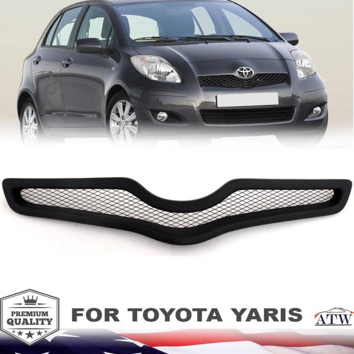 กระจังหน้าตาข่ายสีดำสำหรับรถ-toyota-yaris-ปี-2009-2011