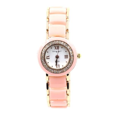 [ราคาพิเศษโละสต็อก!คละสีส่ง]Sevenlight  นาฬิกาข้อมือผู้หญิง  - WP8151 (Pink/ Rose Gold)