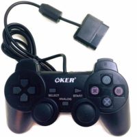 OKER Gaming JoyStick for Playstation รุ่น PSII-709 จอยเกมส์ เพลย์ 2 (สีดำ)