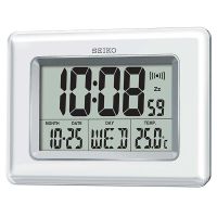 SEIKO DIGITAL นาฬิกาดิจิตอล แขวนผนังพร้อมขาตั้ง รุ่น QHL058W