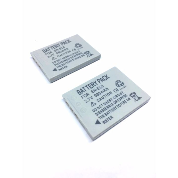 For Nikon แบตเตอรี่กล้อง รุ่น EN-EL8 / ENEL8 Replacement Battery for Nikon